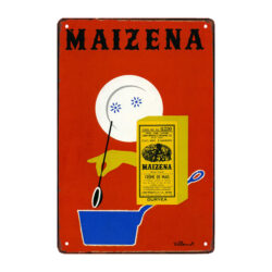 plaque métal maizena