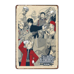 plaque métal manga