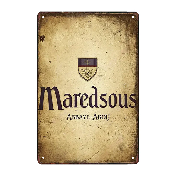 maredsous metal plate maredsous metal plate