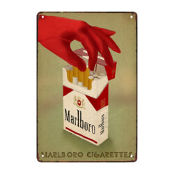 plaque métal marlboro