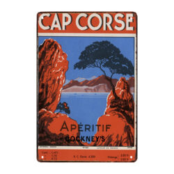 plaque métal Mattei cap corse