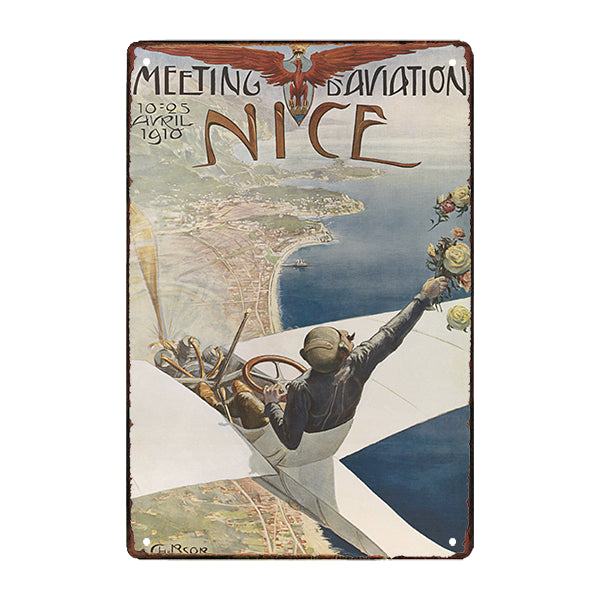 plaque-metal-meeting-aviation-nice plaque métal meeting aviation Nice