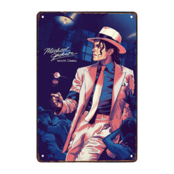 plaque métal Michael Jackson