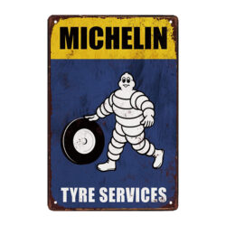 plaque métal Michelin