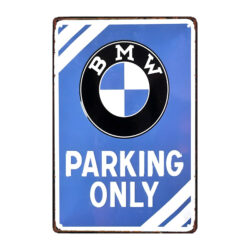plaque métal moderne BMW