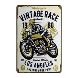 plaque métal moto