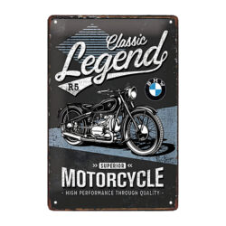 plaque métal moto bmw