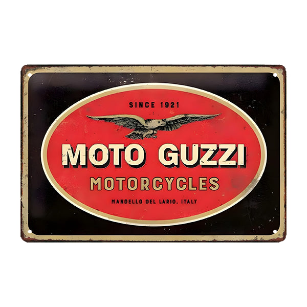 plaque-metal-moto-guzzi plaque métal moto guzzi