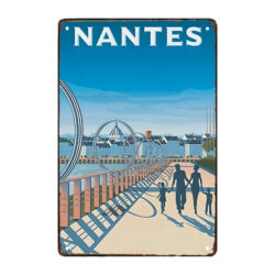 plaque métal nantes