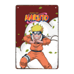 plaque métal naruto