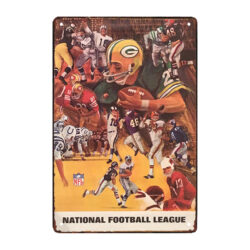 plaque métal NFL