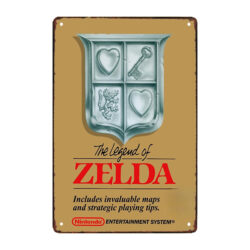 nintendo metal plate