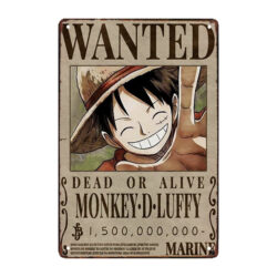 plaque métal one piece