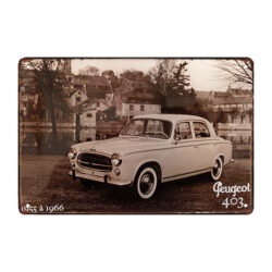 plaque métal peugeot 403