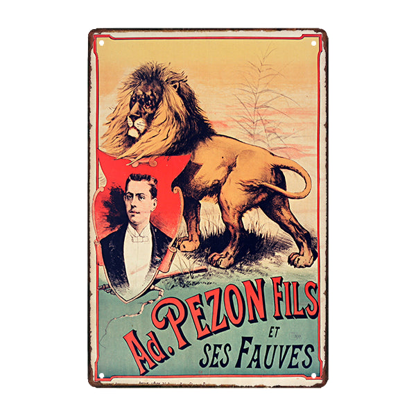 plaque-metal-pezon plaque métal pezon