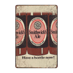 plaque métal pinte smithwicks
