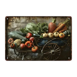 plaque métal potager