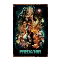 plaque métal predator