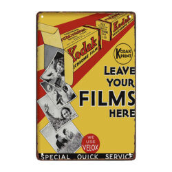 metal plaque pub camera