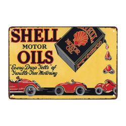 car advertising metal plate 1