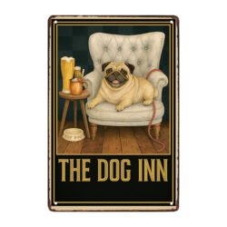 plaque métal pug