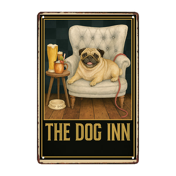 plaque-metal-pug plaque métal pug