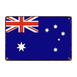 plaque métal australie