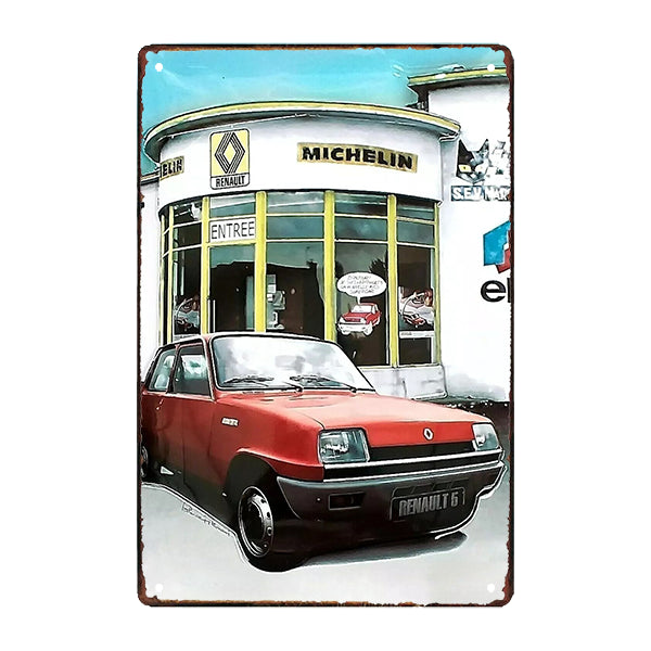 plaque-metal-renault-5 plaque métal renault 5