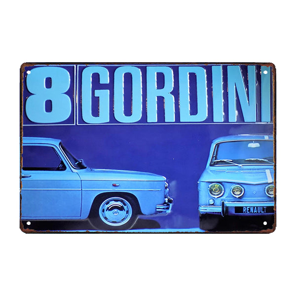 plaque-metal-renault-8 plaque métal renault 8