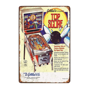 metal plate score game