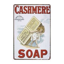 plaque métal soap