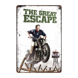 plaque métal steve mcqueen