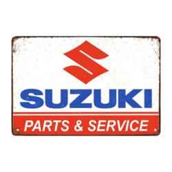 plaque métal suzuki