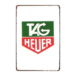 plaque métal tag heuer