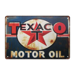 texaco metal plate