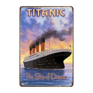 titanic metal plate