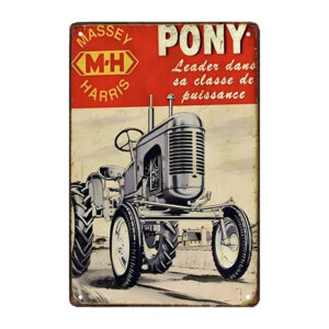 metal plate tractor pony